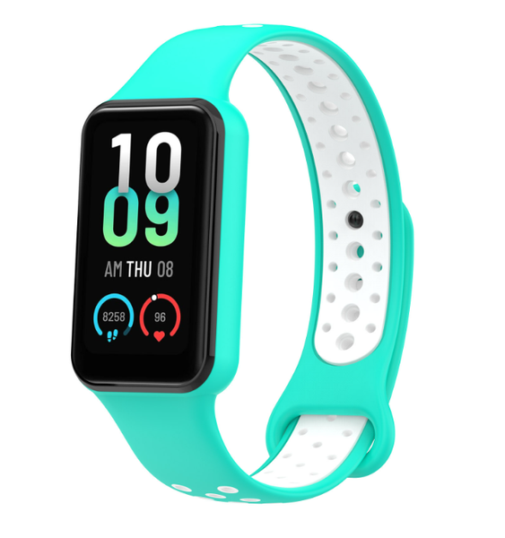 Ремінець DK Silicone Sport Band Nike для Xiaomi Amazfit Band 7 (mint/white) 016236-065 фото