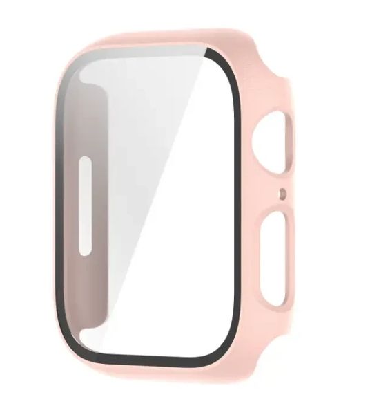 Чехол-накладка DK Пластик Soft-Touch Glass Full Cover для Apple Watch 42mm (pink) 011428-373 фото