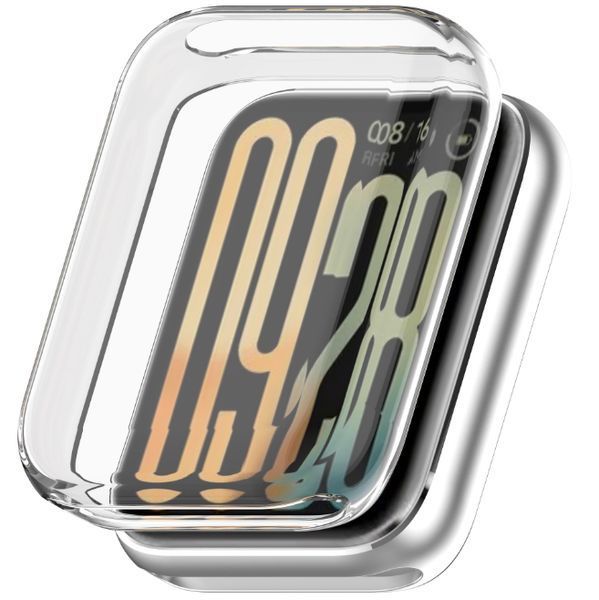 Чехол-накладка 2шт CDK для Xiaomi Mi Smart Band 9 Pro | Silicone Face Case (018828) (clear) 023151-936 фото