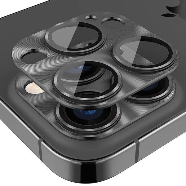 Защитное стекло 2шт CDK для Apple iPhone 16 Pro | на камеру CD Metal Armor (021403) (black) 021592-062 фото