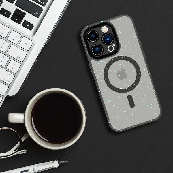Чехол-накладка DK для Apple iPhone 13 | MagSafe Composite Matte Splash (black) 018517-076 фото