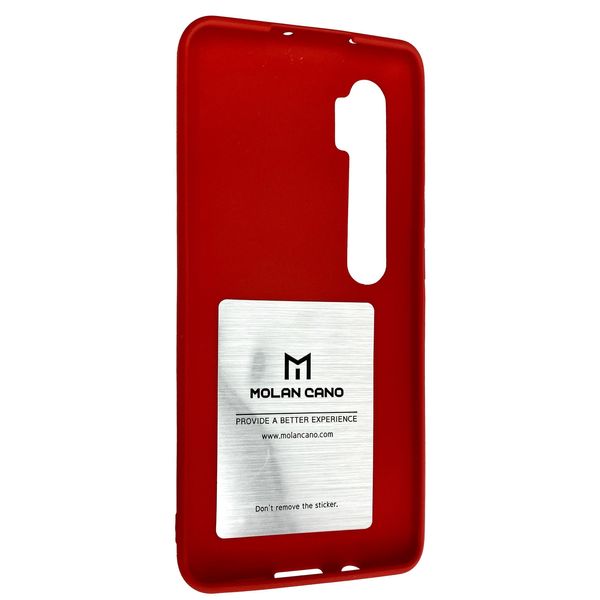 Чохол-накладка Silicone Hana Molan Cano для Xiaomi Mi Note 10 / Mi CC9 Pro (red) 09884-120 фото