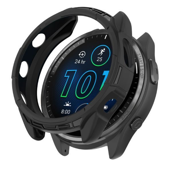 Чохол-бампер 2 шт CDK для Garmin Frenner 965 | Силікон Outlines (016325) (black) 022790-124 фото