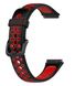 Ремінець DK Silicone Sport Band Nike для Huawei Band 7 (black / red) 014528-963 фото 1