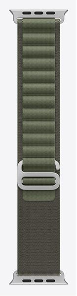 Ремінець CDK для Apple Watch 42mm (Series 10) | Polyester Alpine Loop (015586) (green) 018036-133 фото