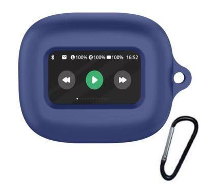 Чохол для JBL Live Flex 3 | Silicone Candy Friendly з карабіном (dark blue) 020474-065 фото