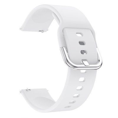 Ремінець DK 20mm "S" Silicone Sport Band Classic для Смарт-Годинників Huawei, Samsung, Xiaomi (012194) (white) 012194-127 фото