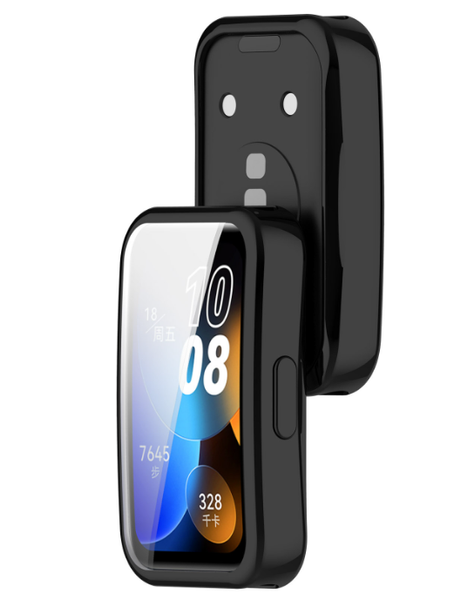 Чохол-накладка DK Silicone Face Case для Huawei Band 8 (black) 016324-124 фото