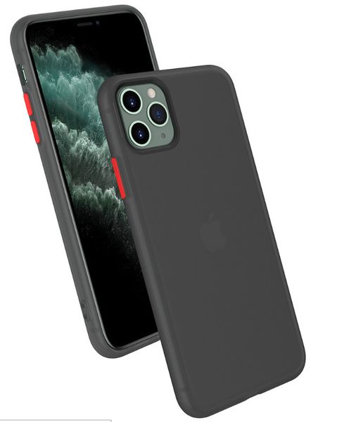 Чохол-накладка DK Silicone Matting Silk для Apple iPhone 11 Pro (black / red) 09892-814 фото