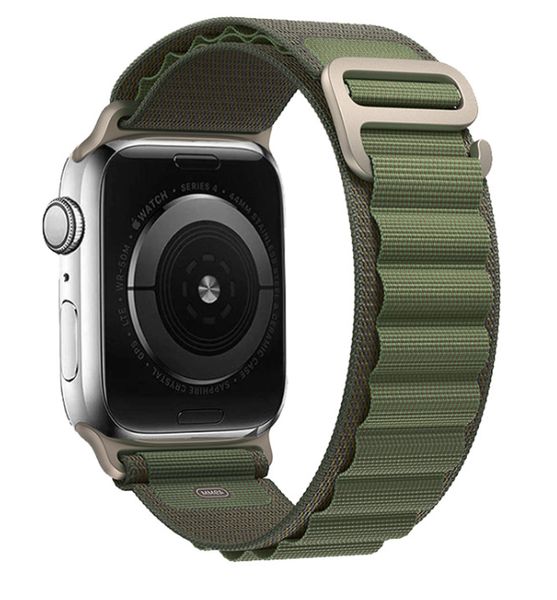 Ремешок CDK для Apple Watch 42mm (Series 10) | Polyester Alpine Loop (015586) (green) 018036-133 фото