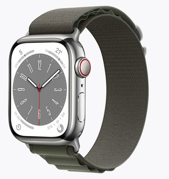 Ремінець CDK для Apple Watch 42mm (Series 10) | Polyester Alpine Loop (015586) (green) 018036-133 фото