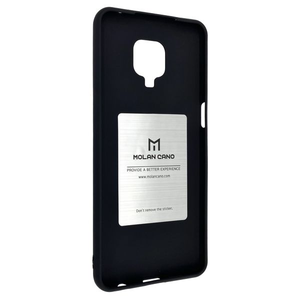 Чехол-накладка Silicone Hana Molan Cano для Xiaomi Redmi Note 9S / Note 9 Pro / Note 9 Pro Max (black) 010286-076 фото