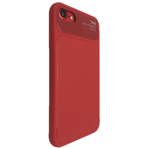 Чехол-накладка DK силикон стекло Totu Arte для Apple iPhone 7 / 8 (red) 07086-757 фото