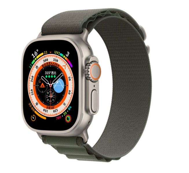 Ремешок CDK для Apple Watch 42mm (Series 10) | Polyester Alpine Loop (015586) (green) 018036-133 фото