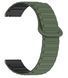 Ремінець CDK для Gelius Pro GP-SW007 | 22mm Silicone Shaped Magnetic Band (018823) (green / black) 018986-994 фото 1