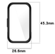 Чохол-накладка DK Silicone Face Case для Huawei Band 8 (black) 016324-124 фото 3