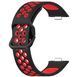 Ремінець CDK для Huawei Watch Fit 4 | Silicone Sport Band Nike (017791) (black / red) 020995-963 фото 1