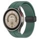 Ремінець CDK Silicone Sport Magnetic "L" для Samsung Watch6 Classic (R950/R955) 43 mm (015834) (green/black) 016368-994 фото