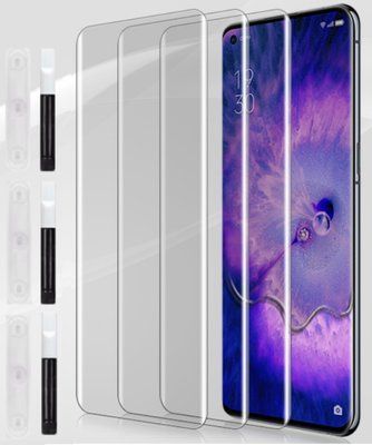 Захисне скло 3 шт CDK для Oppo A1 Pro / Reno8 T 5G | UV Curved (015456) (clear) 020511-063 фото
