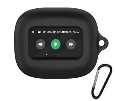 Чохол для JBL Live Flex 3 | Silicone Candy Friendly з карабіном (black) 020474-064 фото