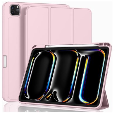 Чохол-книжка DK для Apple iPad Pro 13" M4 2024 Екошкіра силікон Smart Case Слот під Стилус (pink sand) 017898-055 фото