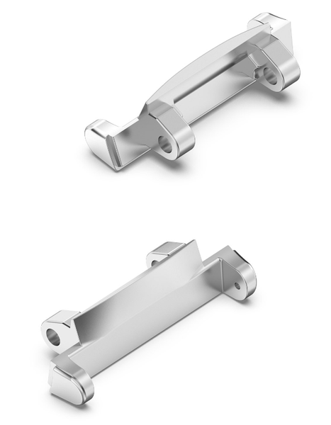 Перехідник DK сталевий під ремінець 22 мм для Xiaomi T-Rex 2 (2шт.) (silver) 015190-227 фото
