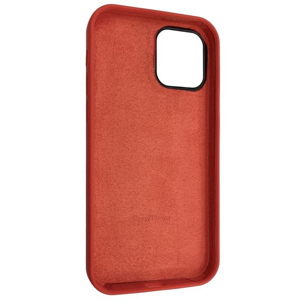 Чехол-накладка Silicone Case Full Cover для Apple iPhone 12 Pro Max (red) 010696-120 фото