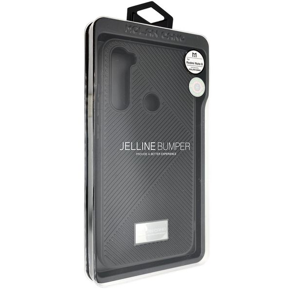 Чехол-накладка Silicone Molan Cano Jelline Bumper для Xiaomi Redmi Note 8 (black) 09926-076 фото