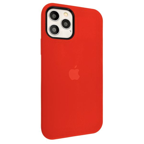 Чохол-накладка Silicone Case Full Cover для Apple iPhone 12 Pro Max 6.7" (red) 010696-120 фото