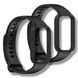 Ремешок-бампер 2шт CDK для Xiaomi Mi Smart Band 9 Active | Sport Band (018850) (black) 022340-124 фото 1