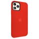 Чохол-накладка Silicone Case Full Cover для Apple iPhone 12 Pro Max 6.7" (red) 010696-120 фото 2