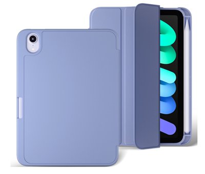 Чехол-книжка DK Эко-кожа силикон Smart Case Стилус для Apple iPad mini 8.3" 6gen 2021 (A2567/ A2568) (lavender 013752-975 фото