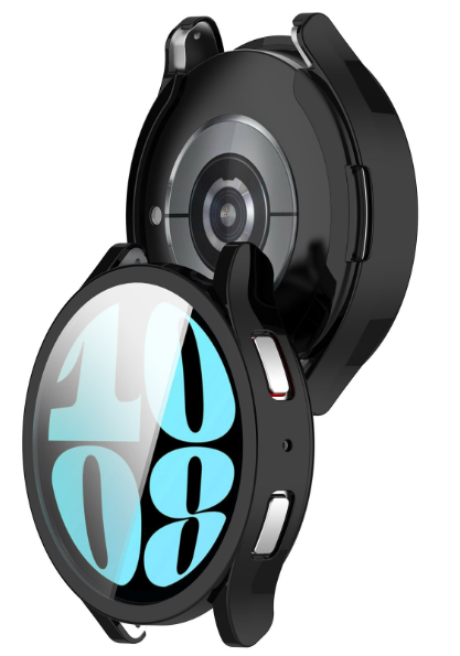 Чехол-накладка DK Silicone Face Case для Samsung Galaxy Watch6 (R930 / R935) 40mm (black) 016445-124 фото