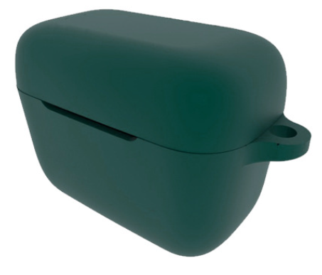 Чехол-накладка CDK Silicone Candy Friendly с карабином для Sennheiser CX Plus True Wireless (017221) (green) 017222-071 фото