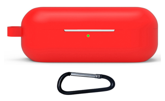 Чехол-накладка DK Silicone Candy Friendly с карабином для Huawei FreeBuds 3i (011399) (red) 011399-074 фото