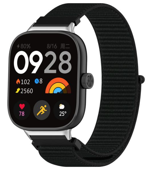 Ремінець CDK Nylon Sport Loop для Xiaomi Redmi Watch 4 (017323) (black) 017332-124 фото