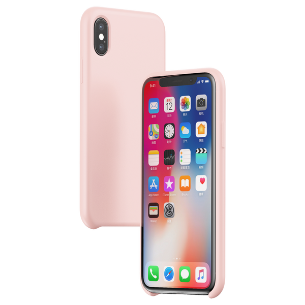 Чохол-накладка силікон Baseus Original LSR Case для Apple iPhone XS Max (pink) (WIAPIPH65-ASL04) 08663-336 фото