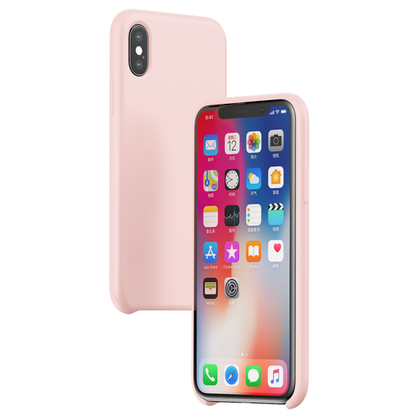 Чехол-накладка силикон Baseus Original LSR Case для Apple iPhone XS Max (pink) (WIAPIPH65-ASL04) 08663-336 фото