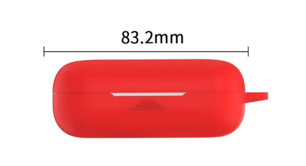 Чохол-накладка DK Silicone Candy Friendly з карабіном для Huawei FreeBuds 3i / Honor FlyPods 3 (red) 011399-074 фото