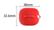 Чехол-накладка DK Silicone Candy Friendly с карабином для Huawei FreeBuds 3i (011399) (red) 011399-074 фото 6