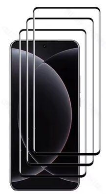 Захисне скло 3 шт CDK для Xiaomi 15 Ultra | 3D Full Glue (020985) (black) 023189-062 фото