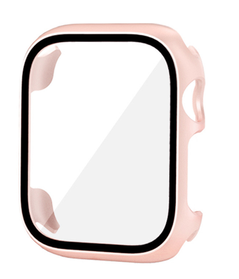 Чехол-накладка CDK Пластик Soft-Touch Glass Full Cover для Apple Watch 40mm (015071) (pink) 015072-373 фото