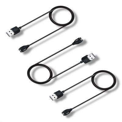 Зарядний пристрій 3 шт CDK кабель (1m) USB для Garmin Frenner 45 (014446) (black) 021585-124 фото