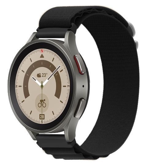 Ремешок CDK для Huawei Watch 4 | 20mm Polyester Alpine Loop (015587) (black) 019831-124 фото