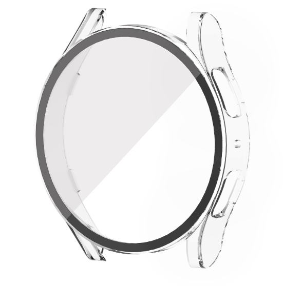 Чехол-накладка CDK Пластик Soft-Touch Glass Full Cover для Samsung Watch4 (R870 / R875)44mm (015087) (clear) 015088-936 фото