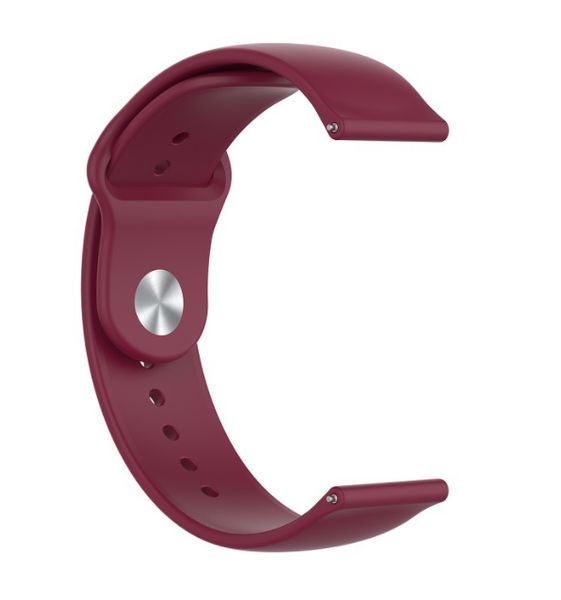 Ремінець CDK для Huawei Watch 4 | 20mm Silicone Sport Band (011908) (red wine) 019833-990 фото