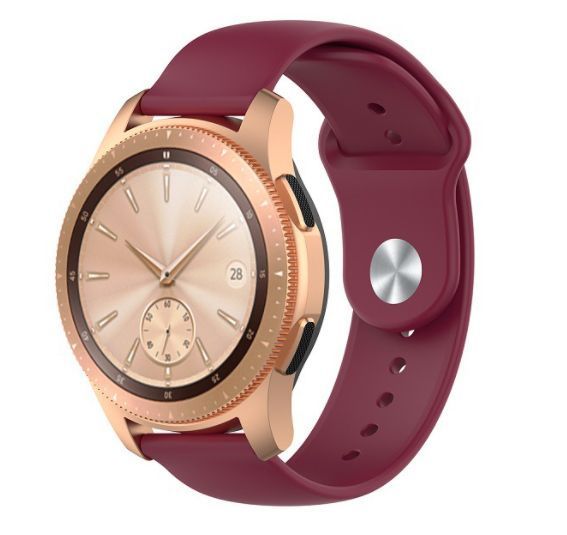 Ремешок CDK для Xiaomi Imilab KW66 | 22mm Silicone Sport Band (011909) (red wine) 012432-990 фото