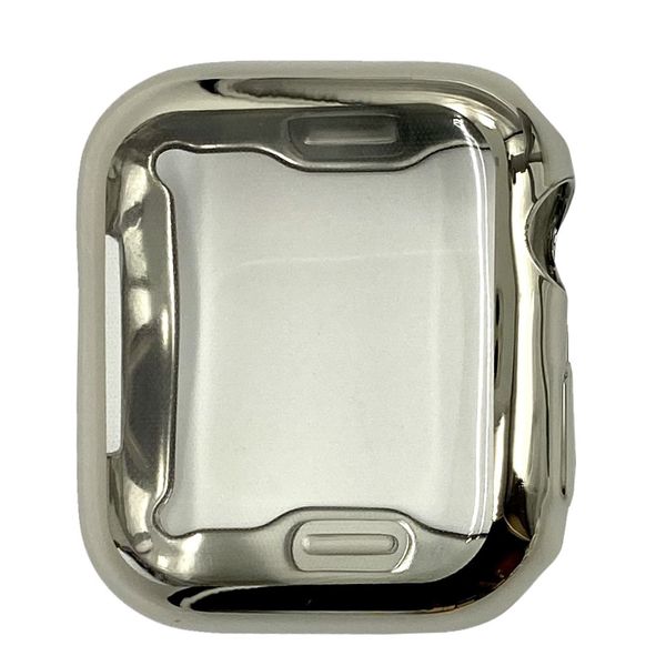 Чохол-накладка DK Silicone Color Face Case для Apple Watch 44mm (silver) 08980-740 фото