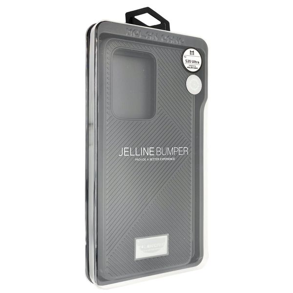 Чехол-накладка Silicone Molan Cano Jelline Bumper для Samsung Galaxy S20 Ultra (SM-G988) (black) 010080-076 фото
