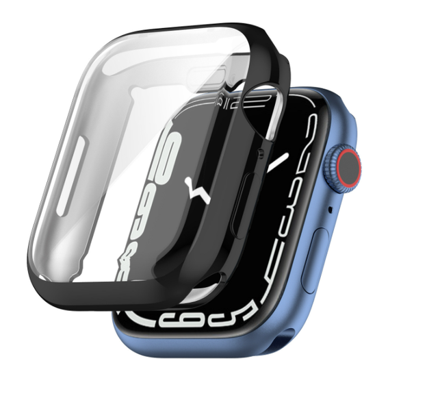 Чехол-накладка DK Silicone Face Case для Apple Watch 45mm (black) 013549-124 фото